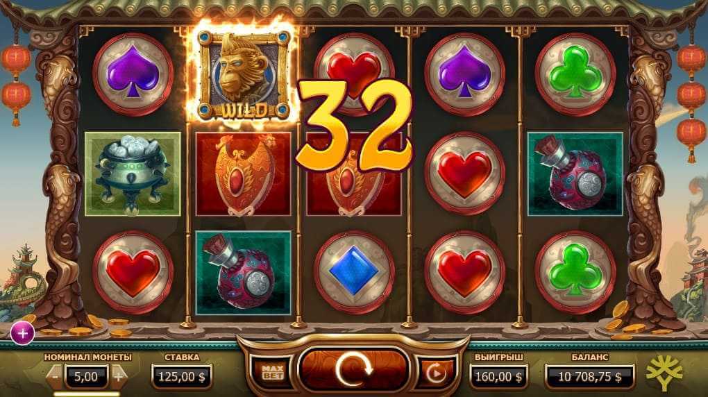 Игровой автомат Monkey King в казино Плей Фортуна